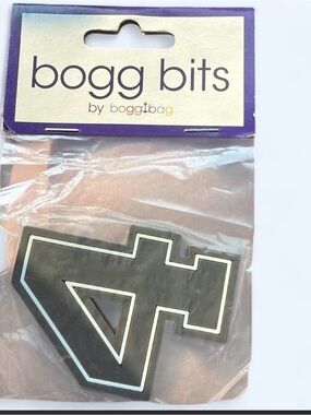 BOGG BAG Black Number 4 Bogg Bits Bag Charm
